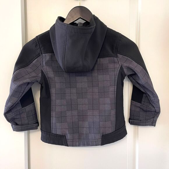 Snozu Performance Kids Boys Full Zip Hoodie Fleece Windbreaker Jacket Size 5/6 - Picture 3 of 7